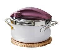 YIGECHENXIN Autocuiseur à Induction Violet épais en Acier Inoxydable 304 Multifonction pour la Maison Facile à Ranger et à Transporter 3 L idéal pour Les Ailes de Poulet,Violet