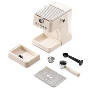 YIGECHENXIN Cafetière Professionnelle en Acier Inoxydable 220 V avec Une Fonction de réchauffement de Tasse à 20 Bar, Machine à café à Petite température Peut Faire du Latte, Americano glacé