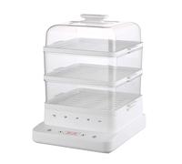 YIGECHENXIN Cuiseur à Vapeur entièrement Automatique, 800 W 3 Niveaux électriques à Vapeur Alimentaire Grande capacité à Vapeur, sauté, Frire, bouillir,First Floor