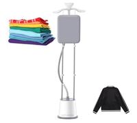 YIGECHENXIN Défroisseur Vapeur électrique 220 V avec Cordon d'alimentation de 1,5 m contrôle de température amélioré Fer à Repasser Portable pour la Soie et Le Coton (Blanc),220V