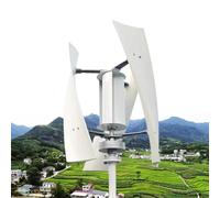 YIGECHENXIN Éolienne de 16000W à Faible Bruit pour système éolien Domestique, Turbine éolienne Verticale, 12V 24V 48V 220V, 3 Phases, 3 pales avec contrôleur,24v