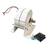 YIGECHENXIN Générateur à Aimant Permanent sans engrenage 1000W-3000W, alternateur AC Basse Vitesse 12V 24V 48V 220V avec Support, utilisé pour éolienne et Turbine hydraulique,48v