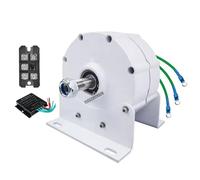 YIGECHENXIN Générateur à Aimant Permanent sans Engrenage 12000w Alternateur Triphasé 12V 24V 48V 220V pour Éolienne Turbine à Eau Générateur Hydroélectrique (avec Base),48v