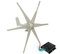 YIGECHENXIN Générateur d'éolienne à axe Vertical 1000W, 12V-220V Kit de générateur d'énergie éolienne Vertical Portable avec contrôleur de Charge, Moulin à Vent Silencieux pour Maisons, fermes,24V