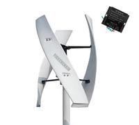 YIGECHENXIN Générateur éolien Vertical AC triphasé à Faible Bruit, générateur de Turbine éolienne 19000W12V/24V/48V pour systèmes d'énergie éolienne/Solaire avec contrôleur MPPT,12v