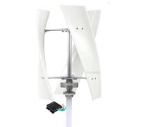 YIGECHENXIN Kit de générateur d'éolienne 4000W, kit de générateur d'éolienne Portable à 3 pales 12V 24V 48V 220V avec contrôleur adapté à l'éclairage de la Route de Jardin (Blanc),24v