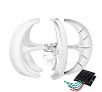 YIGECHENXIN Kit de générateur éolien 3000W à Vitesse de Vent nominale de 12 m/s, Excellent, Kit de Moteur Automatique 12V/24V/48V, éoliennes à axe Vertical pour Maison et Camping,48v