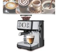 YIGECHENXIN Machine à café en Poudre Commerciale améliorée, 4 en 1 Petite Machine à café en Acier Inoxydable avec Pompe à Pression de Lait 20 Bar adaptée à la Dons de Cadeaux