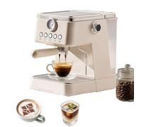YIGECHENXIN Machine à café Semi-Automatique de Grande capacité ménage avec Levier de Vapeur rétro 220V Cappuccino Latte Machine de café Professionnel 30g / Min Volume de Vapeur adapté à la publicité