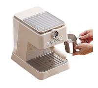 YIGECHENXIN Machine à Expresso Semi-Automatique à 20 Bars 1300W Petite Machine à café en Acier Inoxydable avec Un réservoir d'eau Amovible de 1,5 L