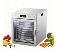 YIGECHENXIN Machine de séchage de Viande de légumes, Petit sécheur Alimentaire ménager 35,50 × 47,50 × 43,50 cm Déshydrateur électrique de Fruits à température réglable Rotatif,110V