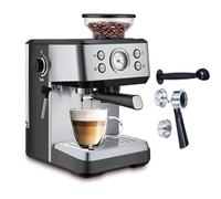 YIGECHENXIN Machines à Expresso intégrées de 1,6 L Machine de café d'extraction à Haute Pression à Haute Pression Home avec Fonction de sélection de Bouton adaptée au Latte, café glacé (1400W)