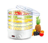 YIGECHENXIN Maison Déshydratateur Alimentaire Petit Chauffage De Qualité Alimentaire Transparent Fruits Et Légumes Sécheur De Viande pour Animaux De Compagnie Cycle De Chauffage À 360 °