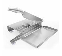 YIGECHENXIN Trancheuse Manuelle en Acier Inoxydable pour Rouleaux d'agneau, Machine Commerciale antirouille pour Couper Les os de Viande congelée, Plateau de Rangement avec Base étanche
