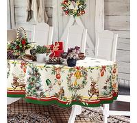 Yighty Nappe de Noël Ovale 152,4 x 213,4 cm