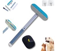 Yigoo 1 épilateur multifonction 3 en 1, réutilisable, lavable, antistatique, avec long manche, pour chat et chien, voiture, meubles, tapis