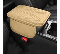 YIGY Housse d'accoudoir de Voiture pour DS 7/DS 7 Crossback, Imperméable Antidérapante Anti-Rayures Accoudoir Coussin Protection,B Beige