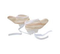 YIGZYCN 1 paire de protège-mains réglables pour bébé pour se casser les doigts en coton confortable lavable en machine anti-mastication gants bébé, Motif pouce bleu, M
