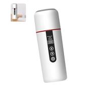 YIGZYCN 2. Bouilloire électrique de voyage alimentée par USB 12 V/24 V 500 ml isolée pour le camping, la randonnée, l'automobile, tasse chauffante permanente non ternie