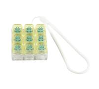 YIGZYCN 9 touches LED porte-clés interrupteur testeur avec cordon en silicone avec rétroaction tactile soulagement du stress pour adultes