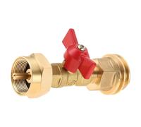 YIGZYCN Adaptateur de recharge extérieur avec connecteur en laiton de 9,1 kg à 0,5 kg pour réchaud de camping