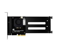 YIGZYCN Adaptateur PCIe 5.0 E1S avec refroidissement intégré pour baies NVMe dans les centres de données prenant en charge la carte adaptateur au format E3.S