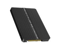 YIGZYCN Adaptateur U.2 SFF8639 remplaçable à chaud pour disque NVMe permettant des vitesses PCIe 5.0 jusqu'à 32 Go/s de stockage de jeu