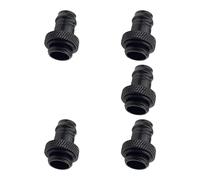 YIGZYCN Adaptateur universel de 7,6 cm G1/4 pour refroidissement à eau en noir ou argent pour améliorer la dissipation de la chaleur Crochet en métal pour tubes