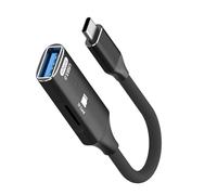 YIGZYCN Adaptateur USB C professionnel prenant en charge l'extension de carte mémoire en aluminium pour appareil photo, lecteur de carte USB C pour tableaux de bord, disque U