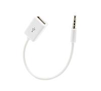 YIGZYCN Adaptateur USB vers 3,5 mm mâle AUX vers USB 2.0 femelle câble adaptateur cordon pour voiture 3,5 mm vers USB convertisseur