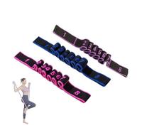 YIGZYCN Bande de résistance ergonomique à 8 sections pour la danse, les étirements, les exercices et les exercices avec chiffres, facile à utiliser