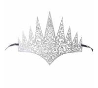 YIGZYCN Bandeau de luxe avec couronne dorée réglable pour bal masqué et événements
