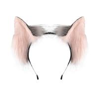 YIGZYCN Bandeau d'oreille accrocheur en peluche douce - Accessoire de cheveux réglable pour femmes et filles - Pour fêtes à thème - Bandeau de cosplay réglable