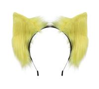 YIGZYCN Bandeau d'oreille accrocheur en peluche douce - Accessoire de cheveux réglable pour femmes et filles - Pour fêtes à thème - Bandeau de cosplay réglable