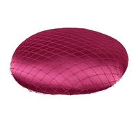 YIGZYCN Base en tissu Buckram de qualité supérieure de 15 cm pour fabrication de chapeaux, accessoires pour cheveux de mariée, bases bibi pour coiffes, Rose rouge, taille unique