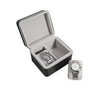 YIGZYCN Boîte à montres 2/8/12 emplacements pour montres pour homme et femme - Présentoir de luxe en cuir - Support de rangement pour bijoux