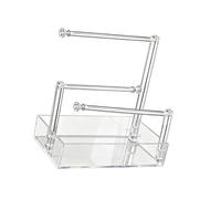 YIGZYCN Boîte de rangement en acrylique haute transparence pour bracelets avec design sécurisé multifonction pour organiser des bijoux et des décorations d'intérieur