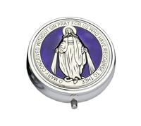 YIGZYCN Boîte de rangement en métal avec design en verre intégré pour objets de dévotion et décoration à la maison