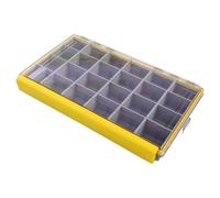 YIGZYCN Boîte de rangement pour leurres de pêche - Étanche - Avec séparateurs amovibles - Plateau portable - Organisateurs de rangement avec séparateurs