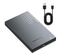 YIGZYCN Boîtier ABS pour disque dur SATA 2,5" offrant une sécurité antichoc et une compatibilité d'installation rapide - Adaptateurs USB Satas de refroidissement efficace