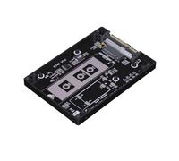 YIGZYCN Boîtier adaptateur NVMe vers U.2 en aluminium, carte convertisseur PCIe avec module d'alimentation cohérent pour projets de mise à niveau SSD