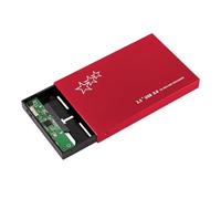 YIGZYCN Boîtier de disque dur externe USB 3.0 de 2,5" - Installation facile pour PC et ordinateur portable - Boîtier de rangement en métal