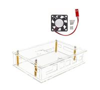 YIGZYCN Boîtier en acrylique avec ventilateur de refroidissement pour améliorer la dissipation de la chaleur pour radiateur de banane