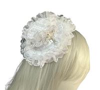 YIGZYCN Bonnet en dentelle et pince à cheveux pour femme - Accessoires de cheveux tendance pour cosplay - Convient pour un événement spécial et un usage quotidien