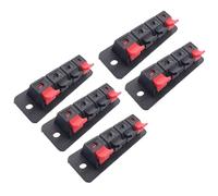 YIGZYCN Bornes de haut-parleur à ressort à 4 broches pour tests de vieillissement LED, solution de câblage rapide, clips de câblage pour haut-parleur