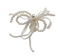 YIGZYCN Boucle de chaussure en forme de nœud en perles ornementales en dentelle pour la fabrication de bijoux, pendentif de téléphone portable, sac à main, décoration de chaussures