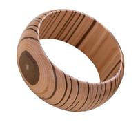 YIGZYCN Bracelet en bois sculpté complexe léger et confortable - Style de bijoux de poignet réglable - Cadeau unisexe - Accessoire élégant en bois, taille unique, Comme décrit