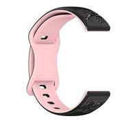 YIGZYCN Bracelet étanche et résistant à la transpiration en silicone gravé adapté pour montre 7 séances d'entraînement de gym confortable à porter