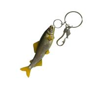 YIGZYCN Breloque décorative pour sac avec poisson en acrylique, saumon