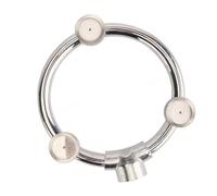 YIGZYCN Buse circulaire en acier inoxydable conviviale pour systèmes de brumisation de jardin avec assemblage simple et buses de brumisation résistantes à la sortie uniforme